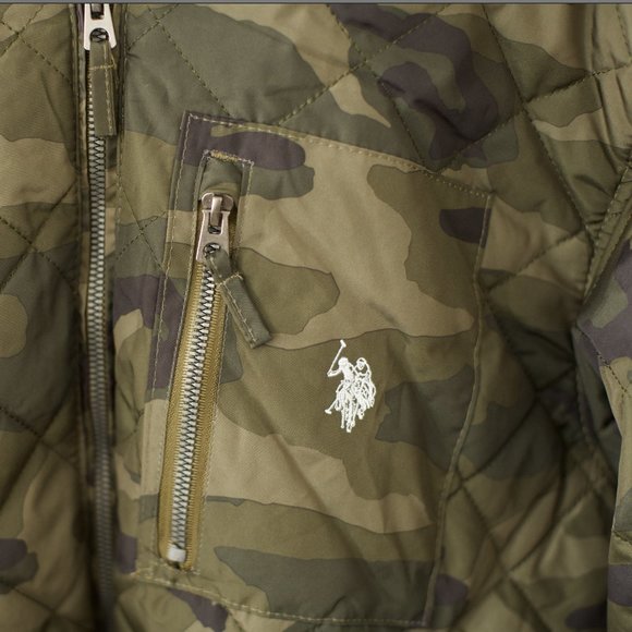U.S. Polo Assn. | Hooded Camo Coat - Picture 9 of 13